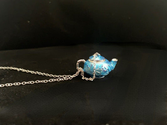 Cloisonne Teapot Necklace